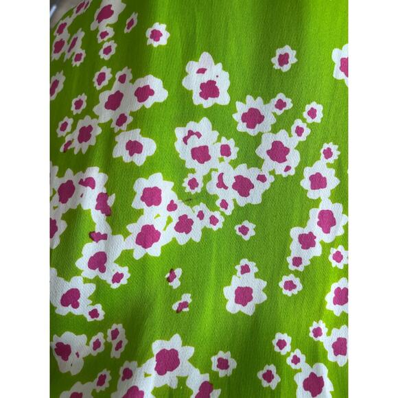 Faithfull Le Bon Floral & Apple Green Emili Dress - S - Picture 9 of 9